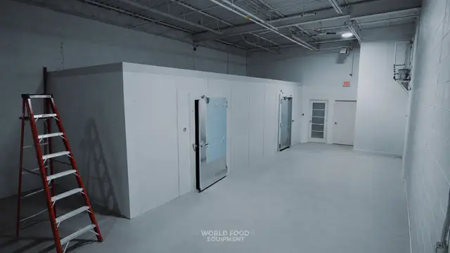 Walk-in cooler installation in Vaughan