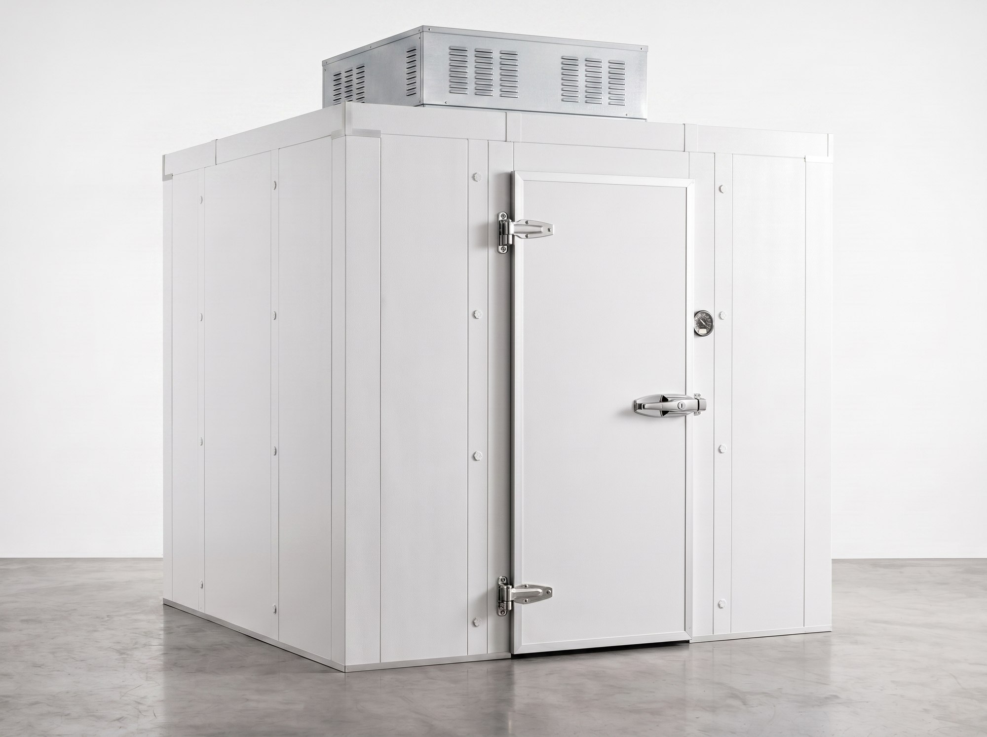 8x10 Self-Contained Walk-In Cooler (render, image representative), for sale from World Food Equipment, Mississauga Ontario